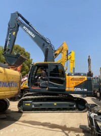 Used hyundai 220 crawler excavator R220LC~9S in stock for sale