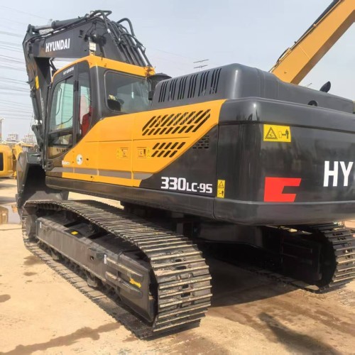 Used Original Excavators HYUNDAI 330LC-9S Used Construction Machinery Equipment in Good Condition for sale